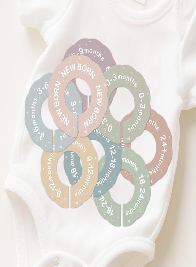 LEMBANG Baby Clothes Dividers for Closet,Clothes Organizer for Boy & Girl Nursery,from Newborn to 24 Months. - Image 3